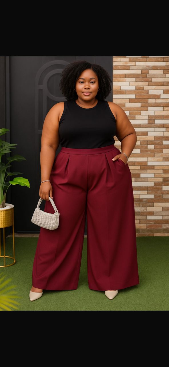 The Meridian palazzo in burgundy - effortless movement